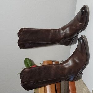 CUSTOM NATIONAL Women's 36.5 Leather Heeled Boot